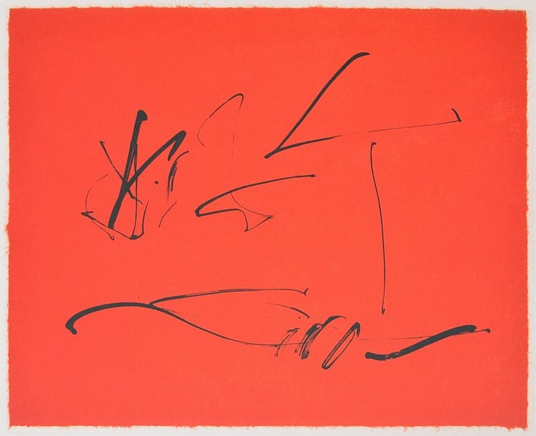 Robert Motherwell THREE POEMS: RED WIND Lithograph sold by Palm Beach Modern Auctions, lot 410 — auction record photograph
