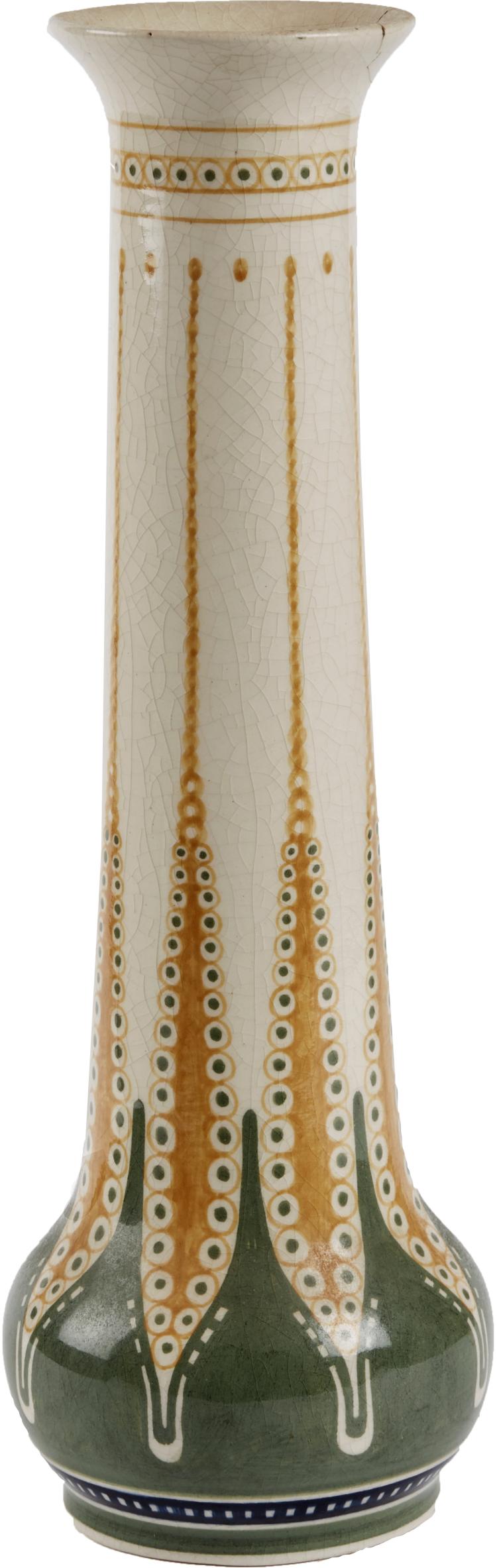 Bert Nienhuis comparable auction result: art nouveau vase by bert nienhuis