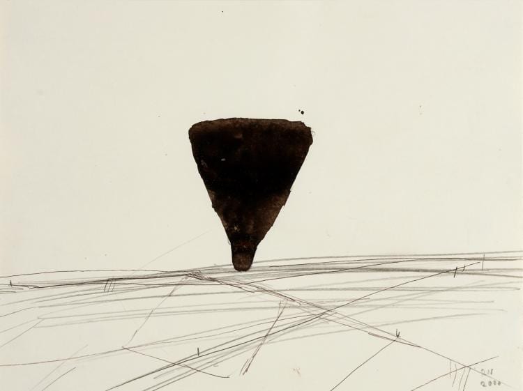 Ronald Noorman comparable auction result: intriguing composition in ink and pencil by ronald noorman