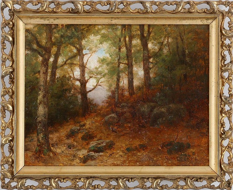 Robert Melvin Decker comparable auction result: robert m decker american 1847 1921