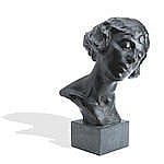 William John Leech comparable auction result: william john leech irish 1881 1968 a bronze bust of may botterell