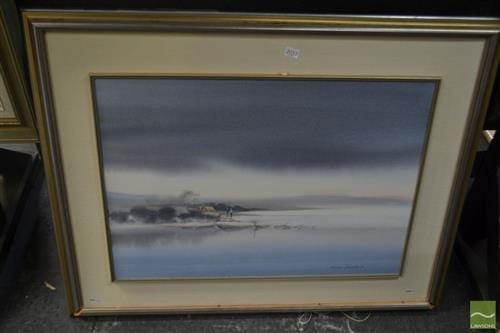 George Largent comparable auction result: george largent into a pass 1986 49 5 x 67 5cm