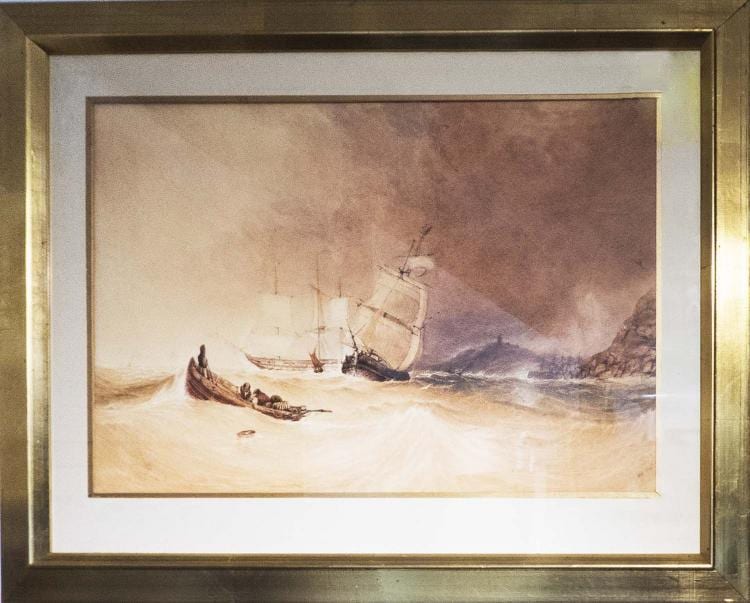 Edward Alfred Goodall comparable auction result: edward alfred goodall marine view
