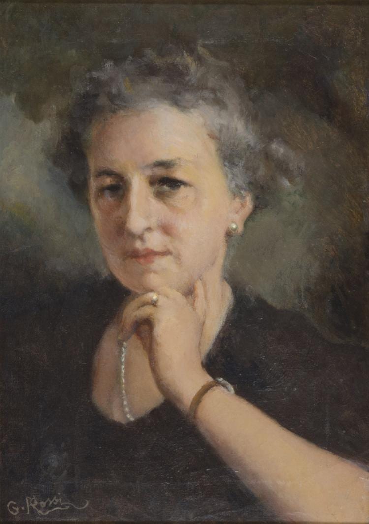 Gino Rossi comparable auction result: gino rossi venezia 1884 treviso 1947 ritratto della contessa andreina malvani