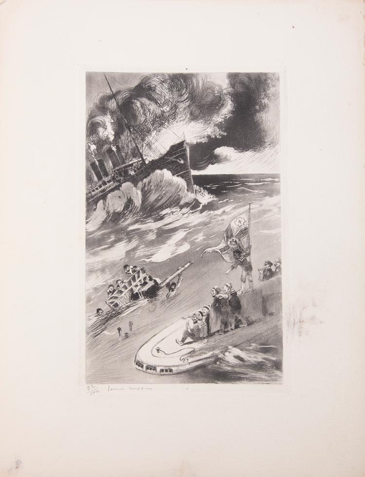 louis morin french 1855 1938 a collection of ten etchings depicting scenes inspired by the events of world war iieach signed and numbered from a limited edition of 100 · Adam's · 2018-06-17 Louis Morin comparable auction result: louis morin french 1855 1938 a collection of ten etchings depicting scenes inspired by the events of world war iieach signed and numbered from a limited edition of 100