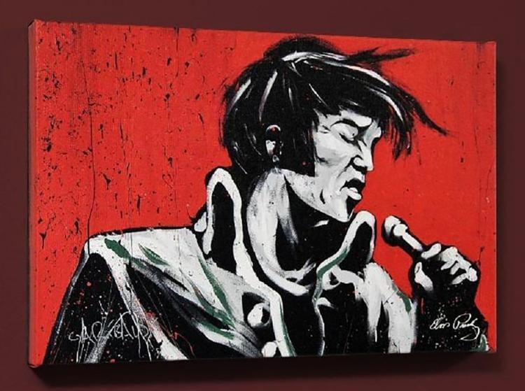 David Garibaldi comparable auction result: david garibaldi elvis presley limited edition h s giclee on canvas