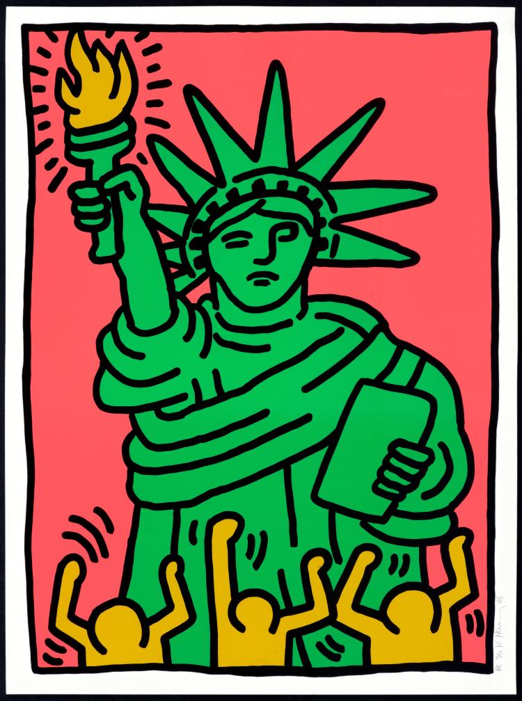 KEITH HARING sold by Koller Auctions, lot 3684 — auction record photograph