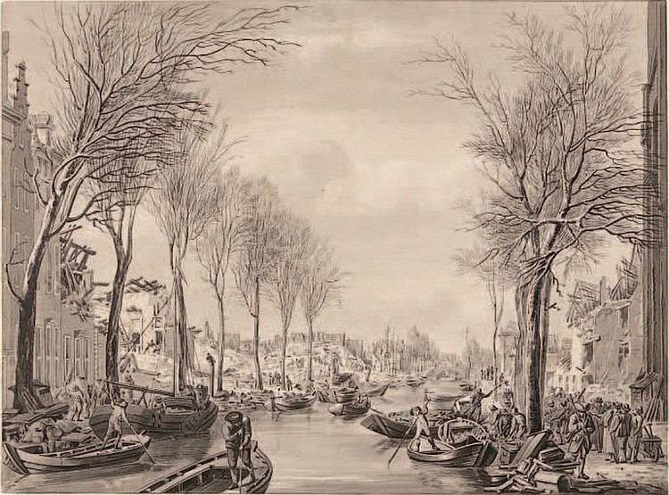 Hermanus Numan comparable auction result: hermanus numan ezinge 1744 1820 amsterdam the ruins at the steenschuur leiden aft