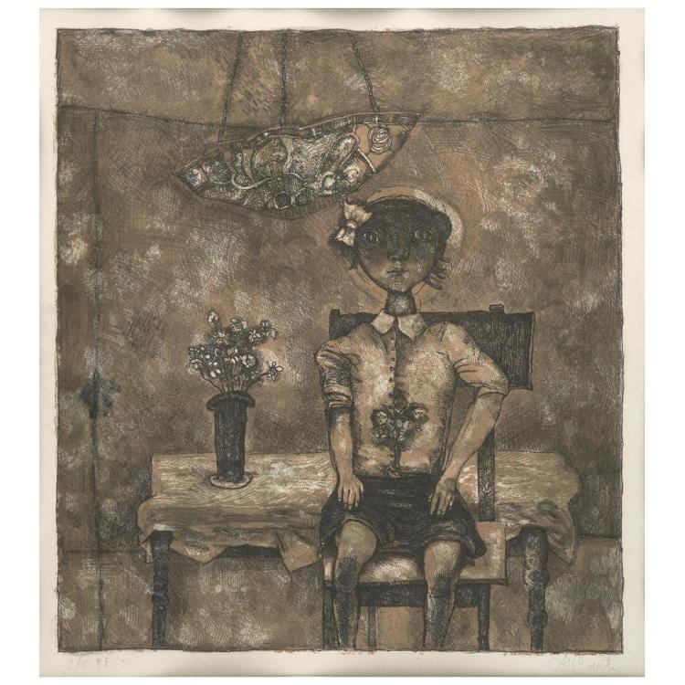 Gerardo Cantú comparable auction result: gerardo cant untitled signed and dated 1995 lithograph 2 10 p e 55 x 49 cm 21 6 x 19 2 inches