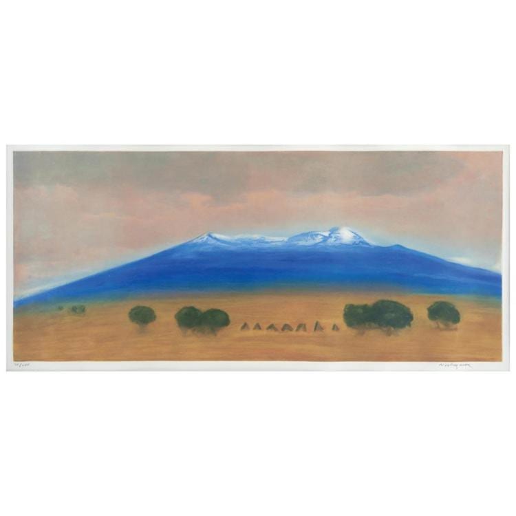Luis Nishizawa comparable auction result: luis nishizawa untitled signed etching 31 100 31 5 x 73 cm 12 4 x 28 7 inches