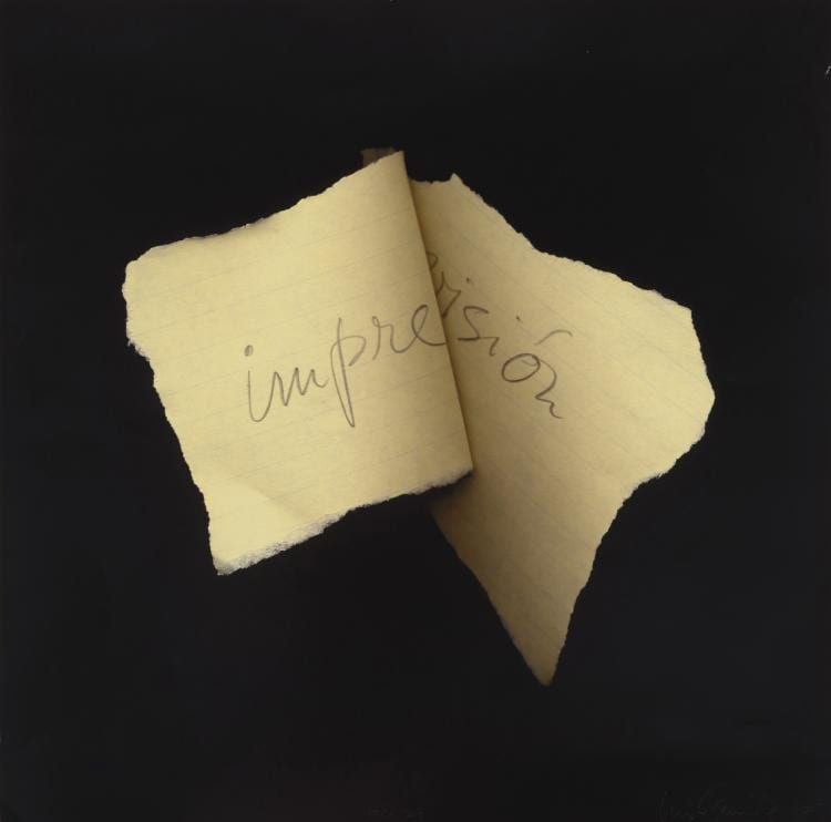 Luis Camnitzer comparable auction result: luis camnitzer l beck alemania 1937 imprevisi n impresi n digital de 60 x 60 cm firmado y fechado en 2005 sin marco