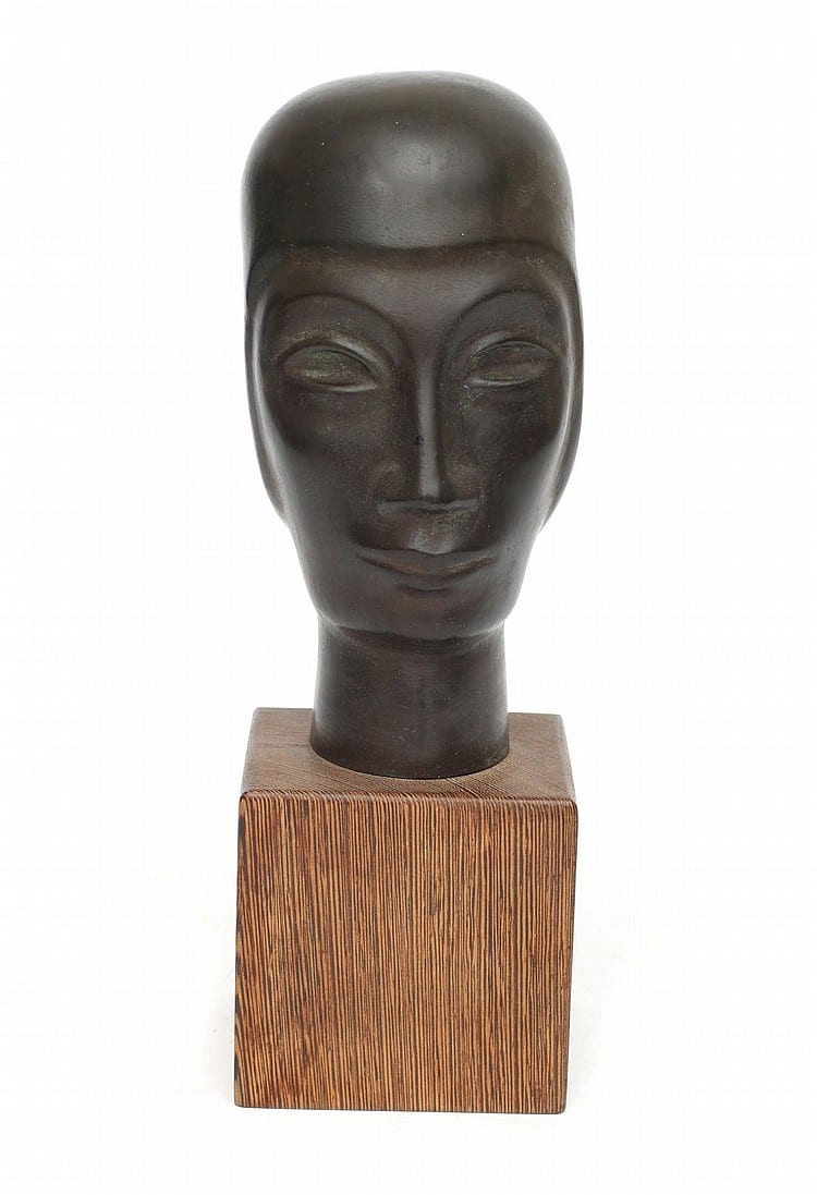 jules vermeire 1885 1977 a patinated bronze head on square section base signed to · Vendu Rotterdam · 2018-06-26 Jules Seraphien Vermeire comparable auction result: jules vermeire 1885 1977 a patinated bronze head on square section base signed to