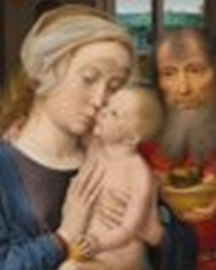 Gerard David (Oudewater c.1460-1523 Bruges) - The Holy Family comparable sale