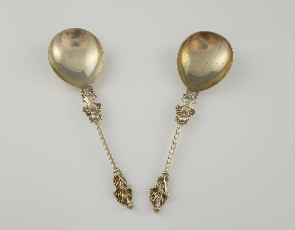 William (1860) Kennedy comparable auction result: pair of victorian silver apostle spoons by willia
