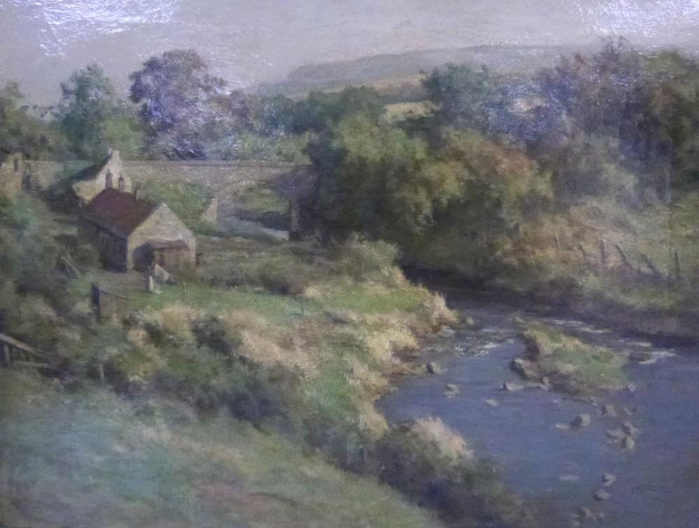 James Riddel comparable auction result: james alick riddel 1857 1928 landscape with cot