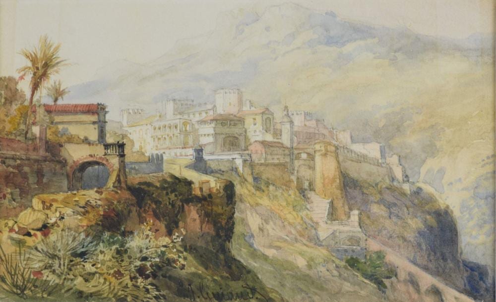 Jacques Guiaud comparable auction result: jacques guiaud 1811 1876 continental landscape