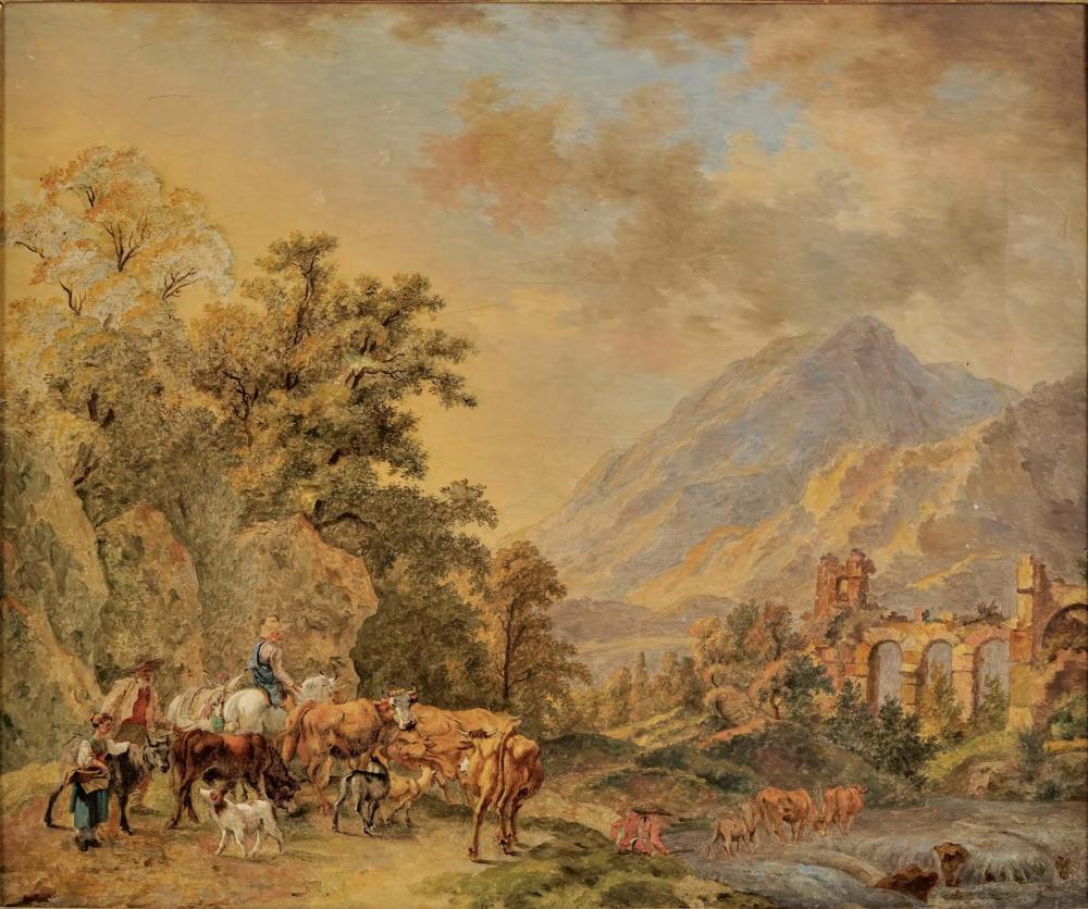 Pierre Louis de La Rive comparable auction result: pierre louis de la rive 1753 1817 paysage compos n o classique huile sur toile 53 5x65 cm