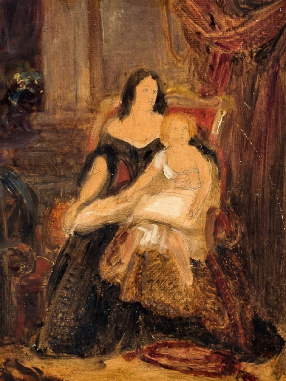 Auguste André Lançon comparable auction result: auguste duchess of leuchtenberg with her son karl august of leuchtenberg