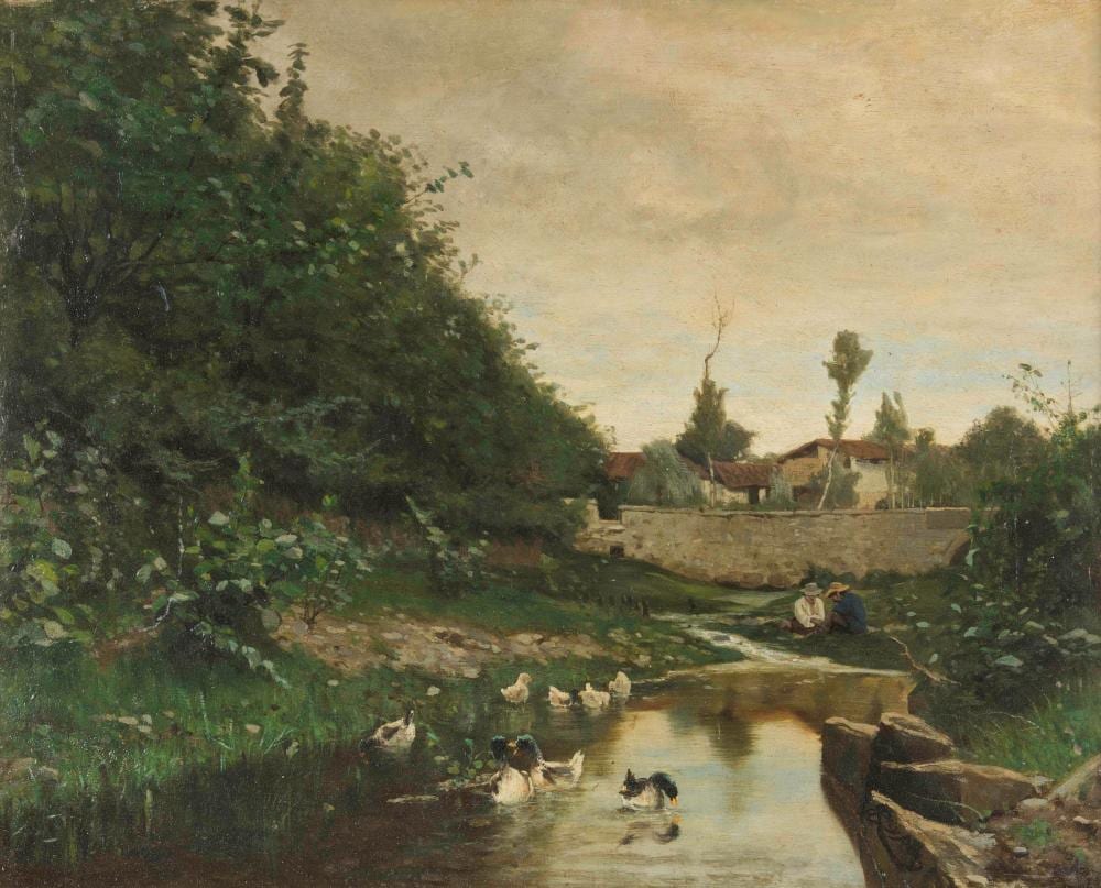 Ernesto Rayper comparable auction result: ernesto rayper genova 1840 gameragna di stella 1873 molino a sesto calende