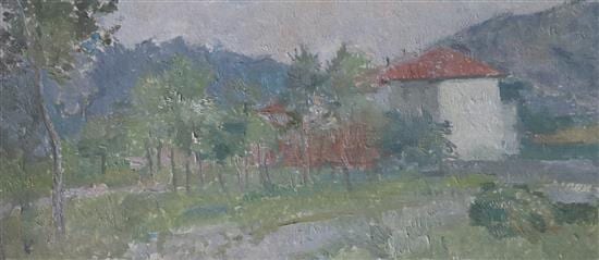 Peter Greenham comparable auction result: peter greenham 1909 1992 french landscape 5 5 x 12in
