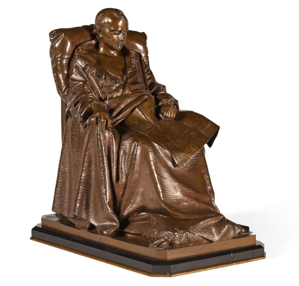 Vincenzo Vela comparable auction result: vincenzo vela the last days of napoleon