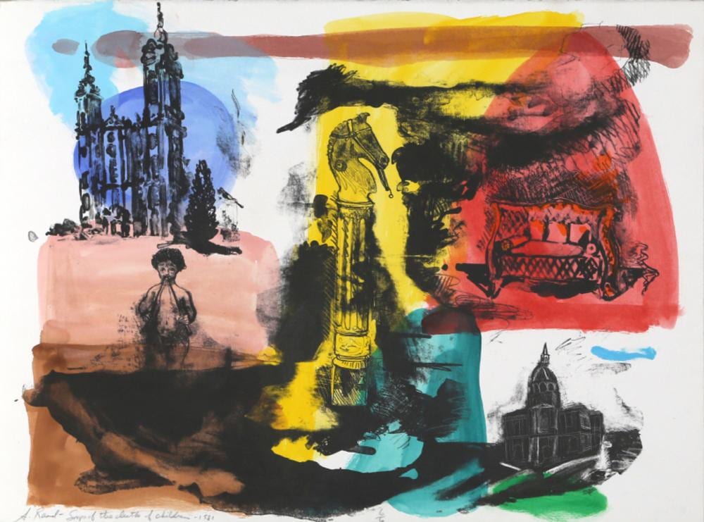 archie rand songs of the death of children lithograph · RoGallery · 2018-07-17 Archie Rand comparable auction result: archie rand songs of the death of children lithograph