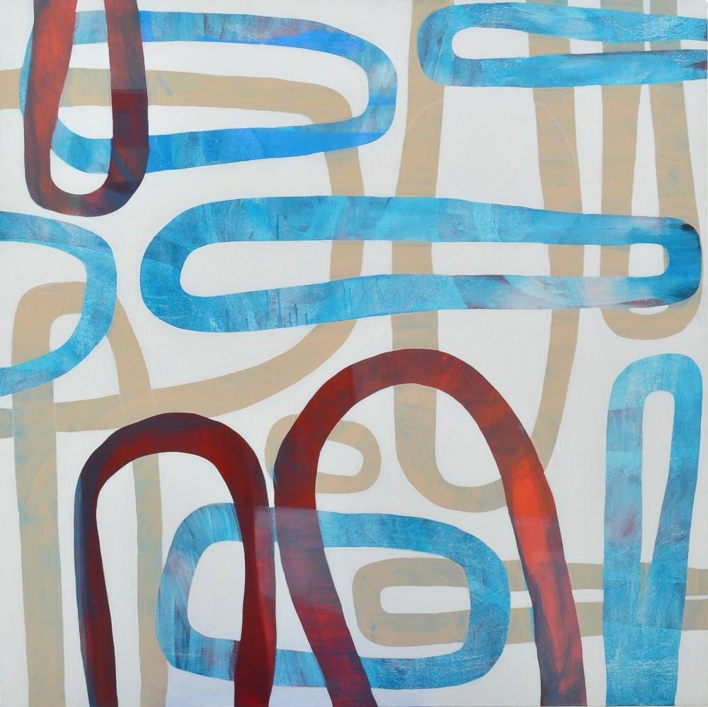 Marnie Wark comparable auction result: marnie wark born 1975 together 2004 acrylic and oil pastel on canvas