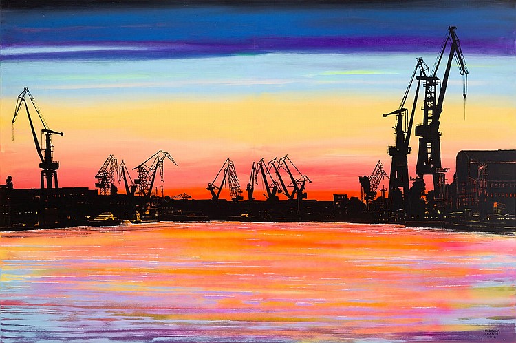 Michal Mroczka comparable auction result: michal mroczka b 1984 gdansk 2018 100 x 150 cm