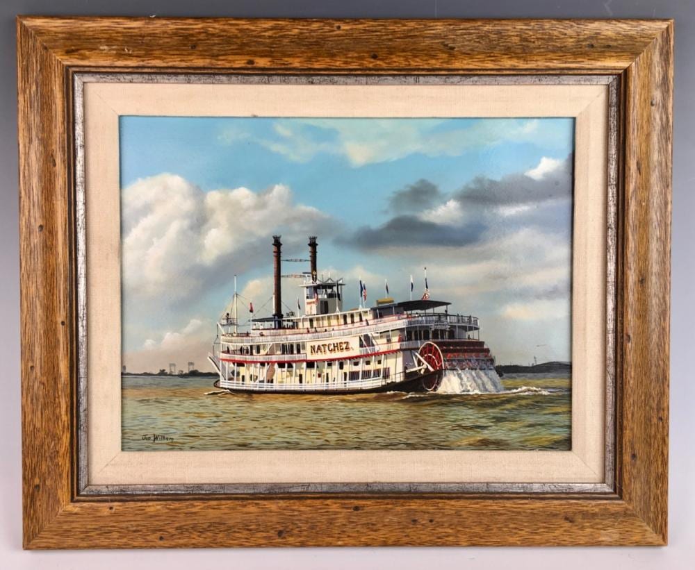 Joseph A Wilhelm comparable auction result: joe wilhelm 1923 2003 natchez paddlewheel