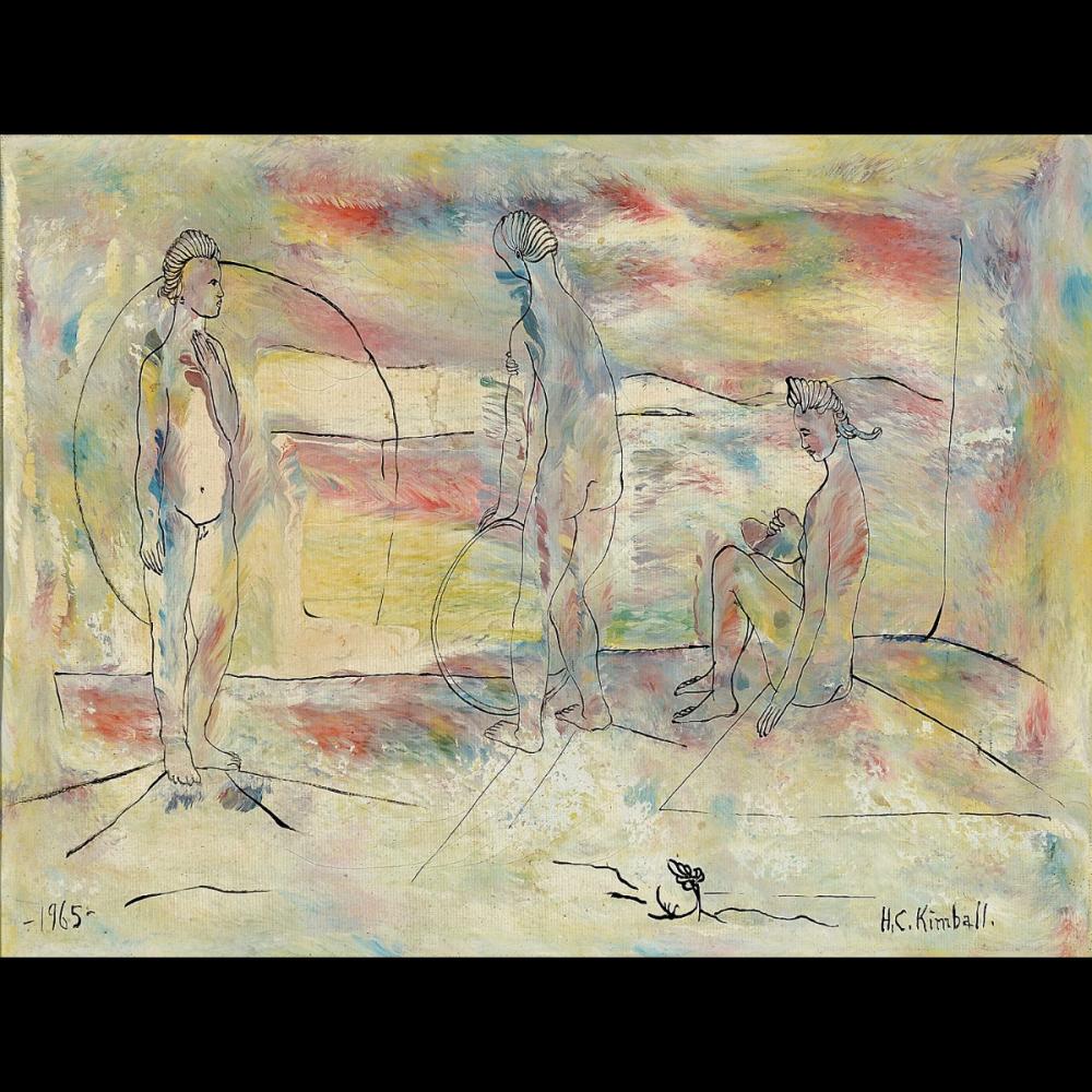 Harold C. Kimball comparable auction result: harold c kimball american louisiana b 1929