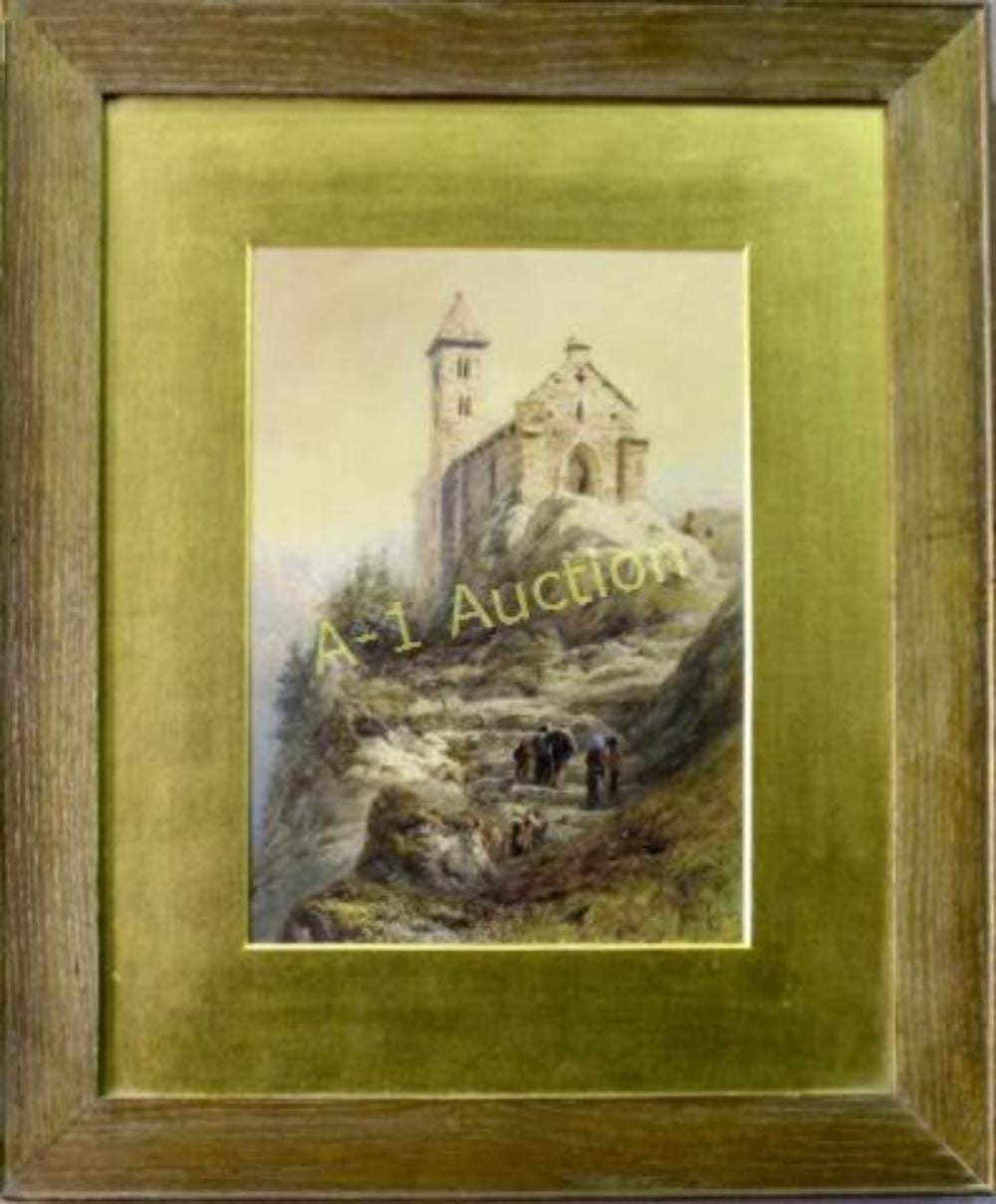 Arthur Croft comparable auction result: arthur croft 1828 1902 watercolor