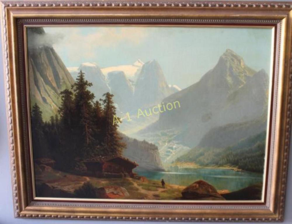 Adalbert Waagen comparable auction result: adalbert waagen 1833 1898 oil on canvas