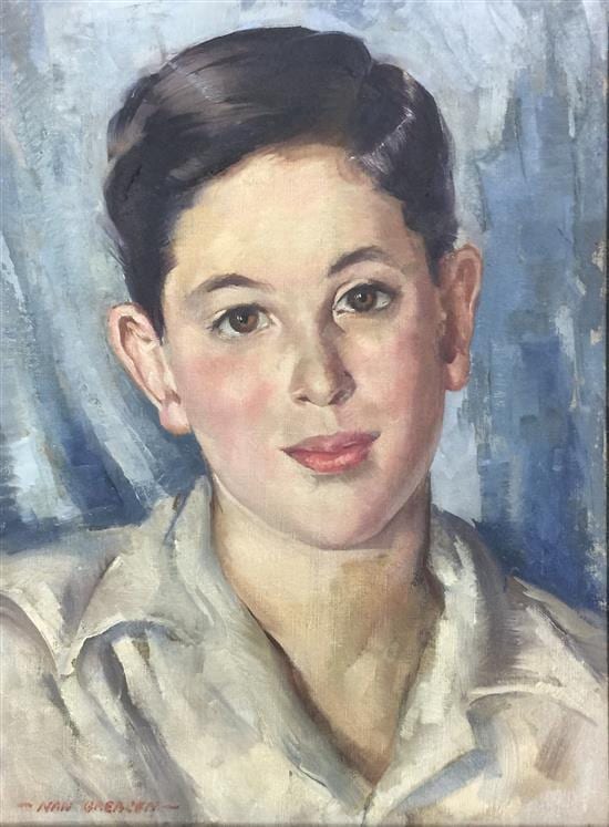 Nan Greacen comparable auction result: nan greacen 1909 1999 english portrait of a boy oil on canvas