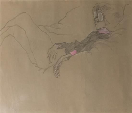 Anne Wienholt comparable auction result: anne wienholt b 1920 florence hansen 1983 pencil pastel