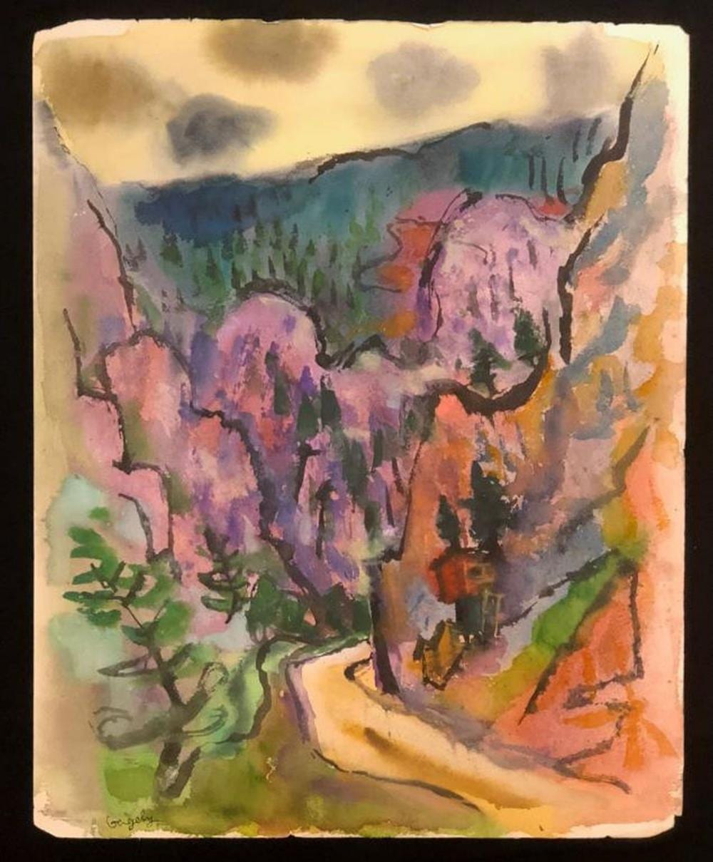 Tibor Gergely comparable auction result: tibor gergely 1900 1978
