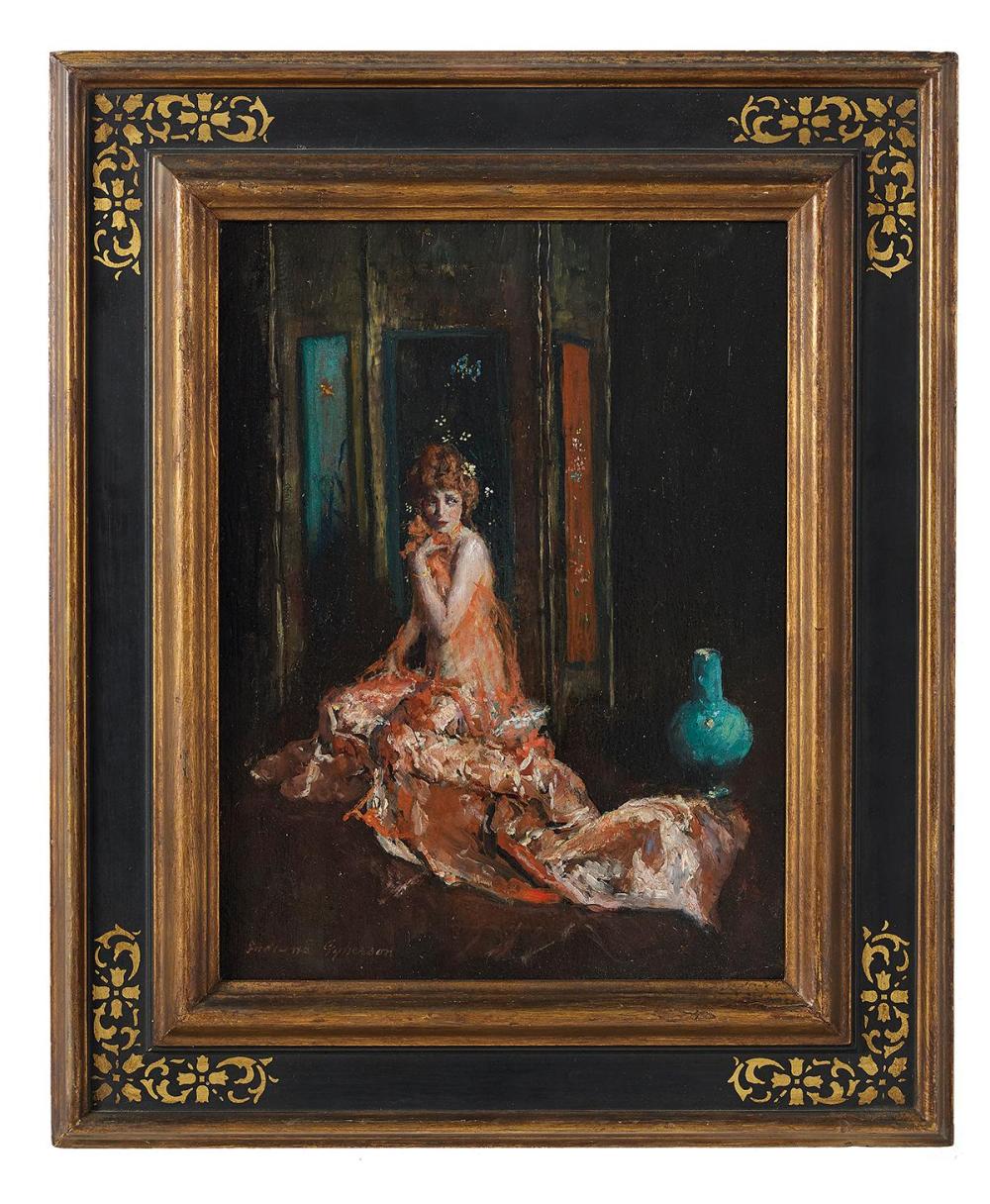 Indiana Gyberson comparable auction result: indiana gyberson american french 1875 1944 model in an exotic costume