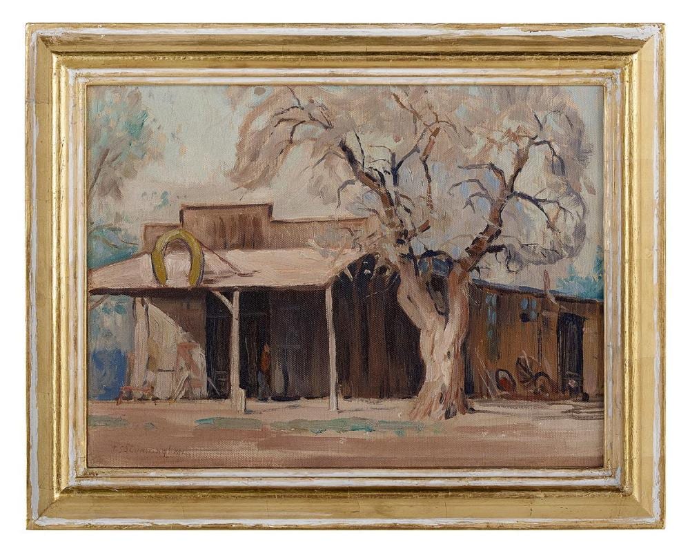 Theodore Saint-Amant Cunningham comparable auction result: theodore saint amant cunningham american texas 1899 1976 the horseshoe country store texas