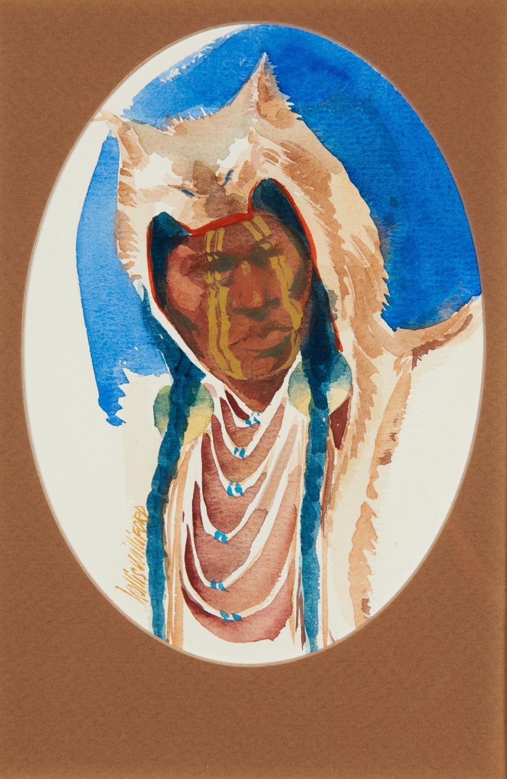 Hollis Randol Williford comparable auction result: hollis randall williford prairie wolf