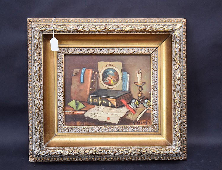 Czene Janos Apatfalvi comparable auction result: czene janos apatfalvi 1904 1984 still life oil canvas 8 x 10 inches