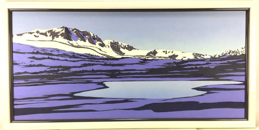 Leyda Campbell comparable auction result: leyda campbell 1949 wilderness mountain vall a