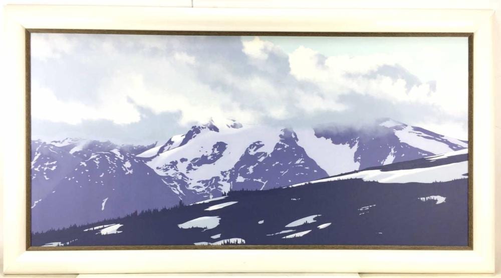 Leyda Campbell comparable auction result: leyda campbell 1949 costal mountains ii acryl