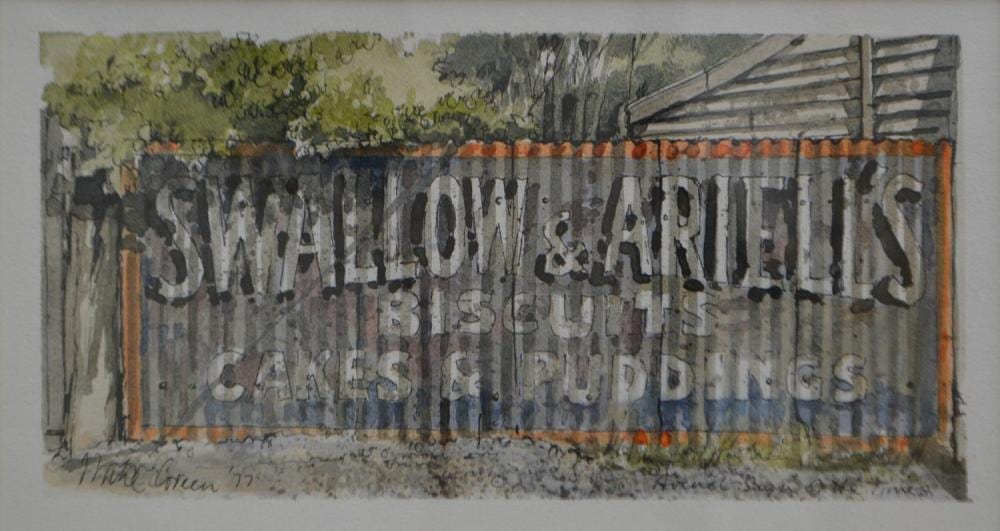 mike green sign of the times water colour 10 x 19 cm · Leonard Joel · 2018-07-19 Mike Green comparable auction result: mike green sign of the times water colour 10 x 19 cm