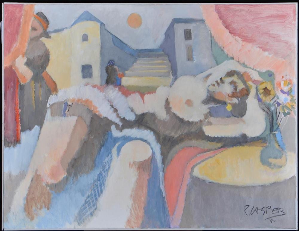 Robert Casper comparable auction result: robert casper am 1928 2012 reclining woman oil on canvas 40 x 52 actual