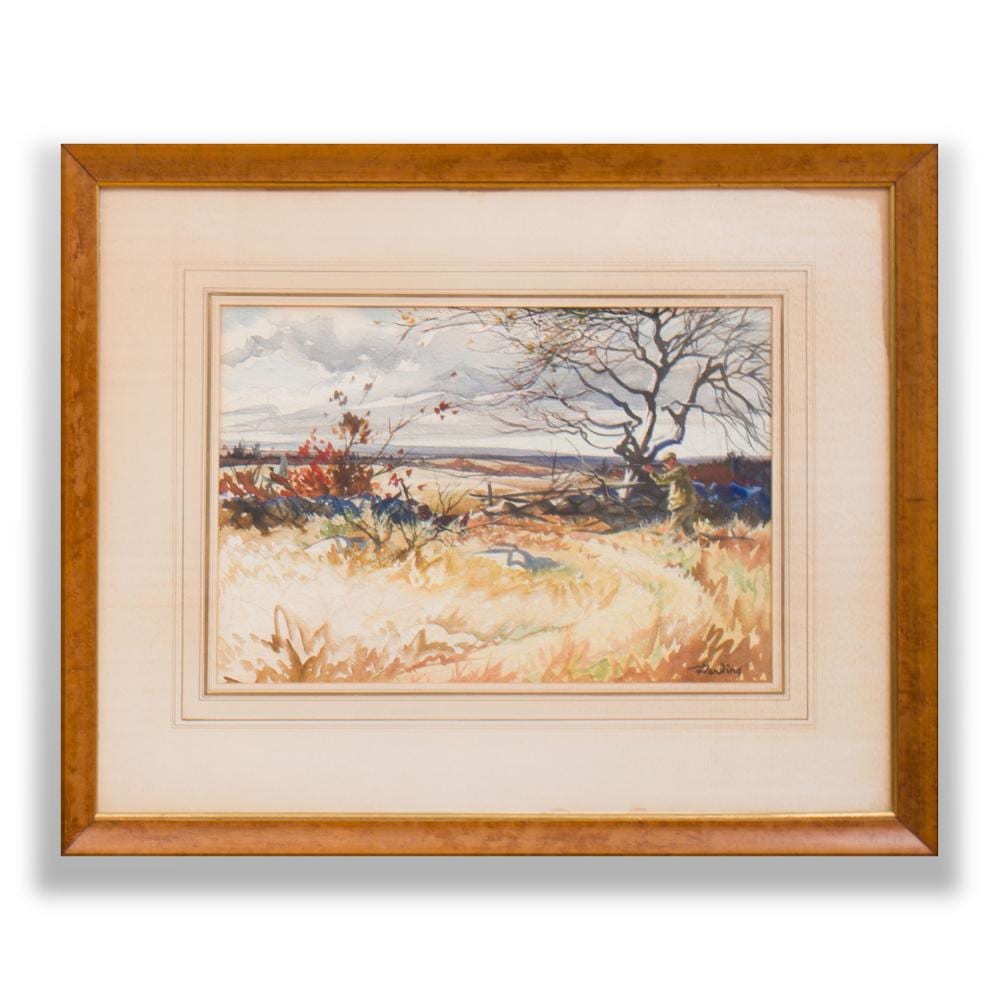 Louis Darling comparable auction result: louis darling 1916 1970 huntsman taking aim