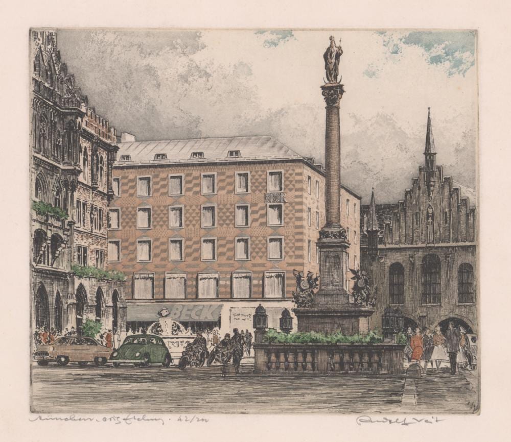 Rudolf Veit comparable auction result: rudolf veit 1892 1979 etching