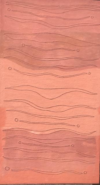 Dorrie Gibson comparable auction result: dorrie gibson b 1964 home of kuku yulangi people 1997 ochre on canvas