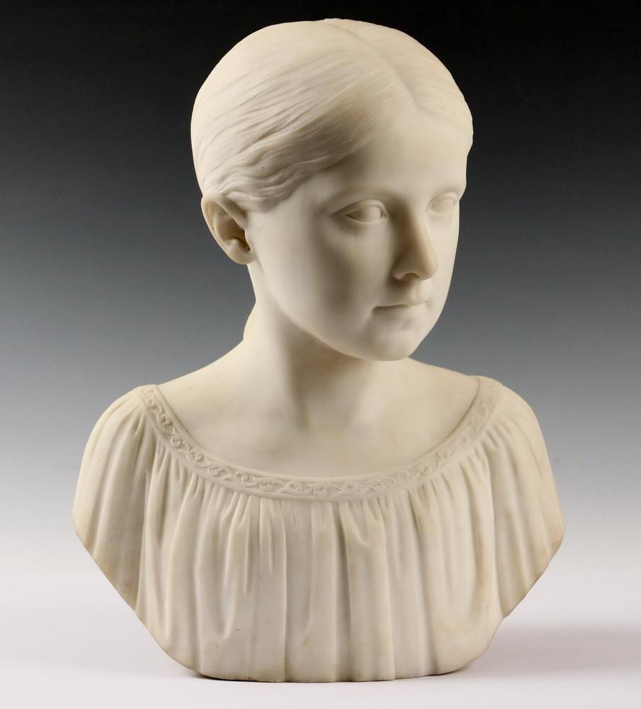 Joseph Mozier comparable auction result: joseph mozier ny vt italy 1812 1870