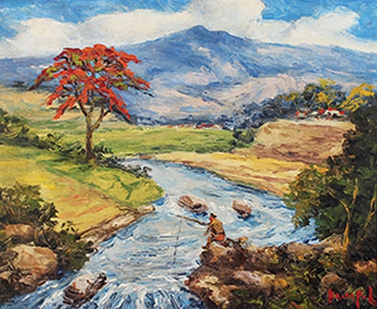 Koempoel Soejatno (Ngawi, C. Java, 1912-1987) comparable sale
