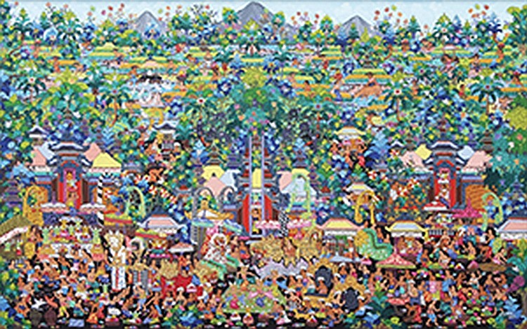Soki, Ketut (b. Penestanan, Gianyar, Bali, 1946) - Ceremony in Bali comparable sale