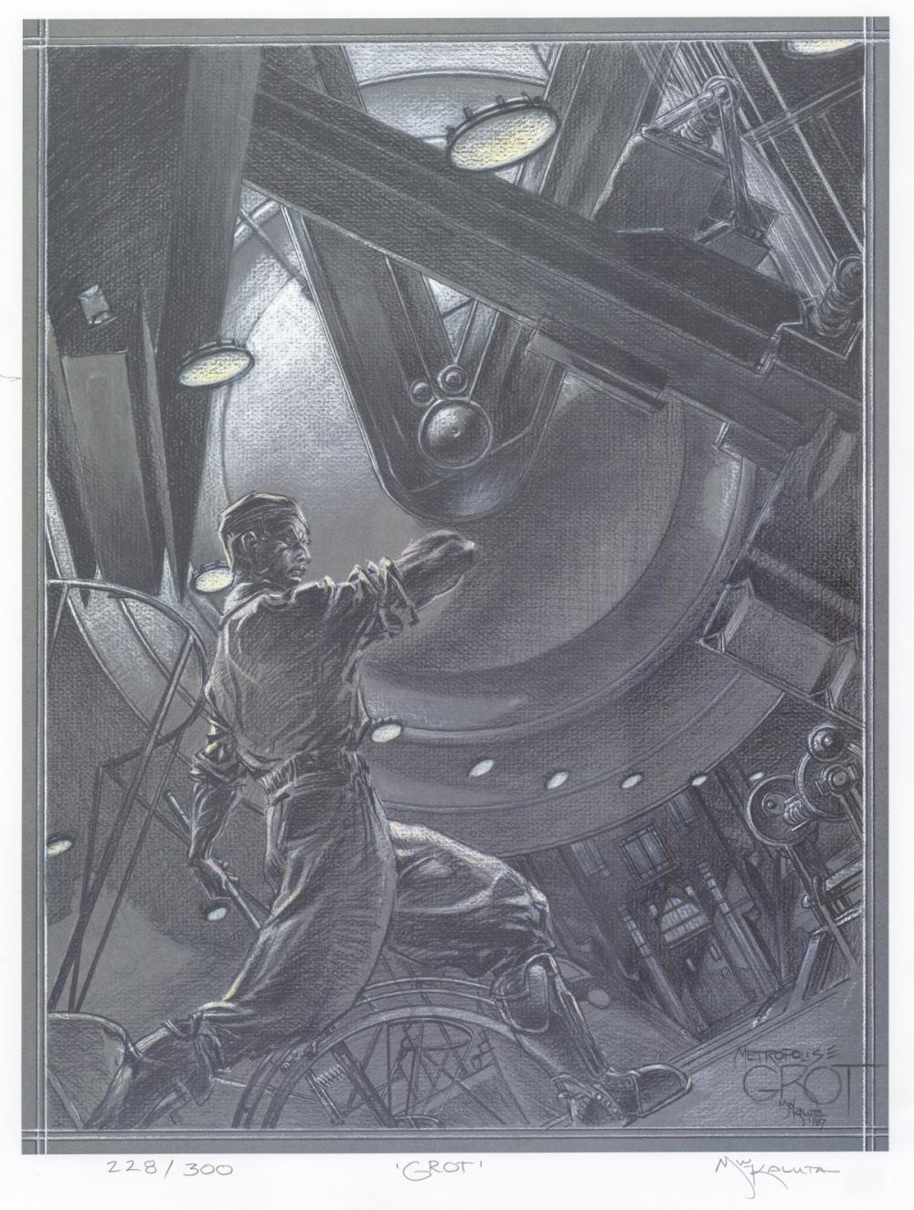 Michael Kaluta comparable auction result: michael kaluta signed numbered print